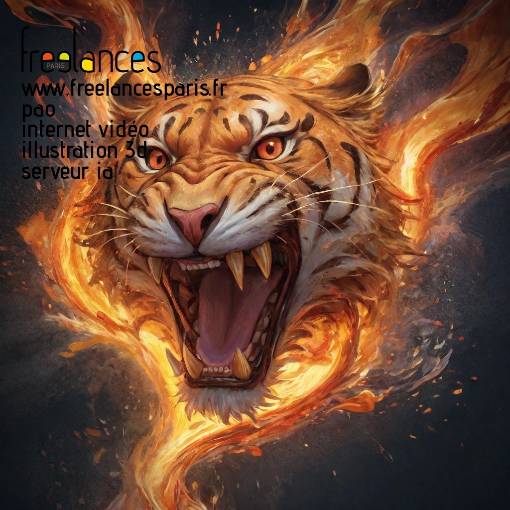 Pao mise en page internet vidéo illustration 3d serveur IA générative AI freelance paris studio de création magazines luakrvn0